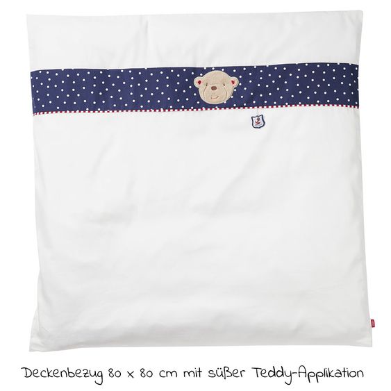 Fehn Baby bedding 80 x 80 cm - Ocean Club