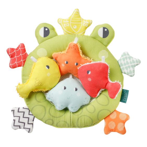 Fehn Badespielzeug Kescher Frosch mit 4 Meeresbewohnern - Plansch & Play