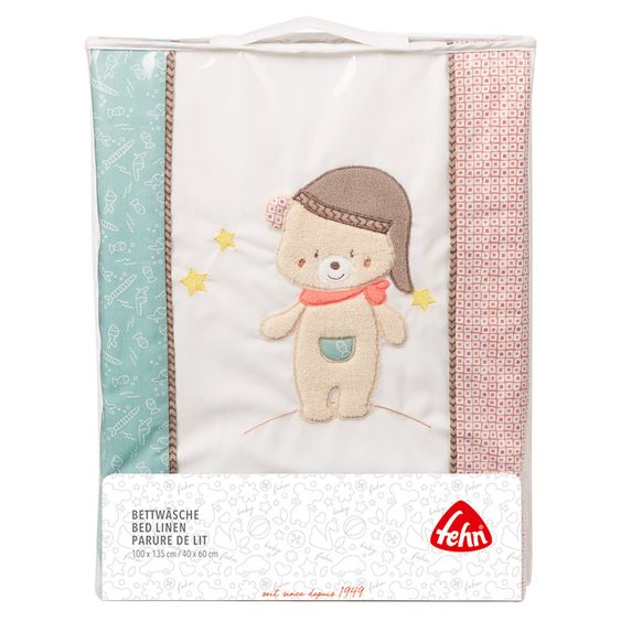 Fehn Bedding 100 x 135 cm - Bear Bruno