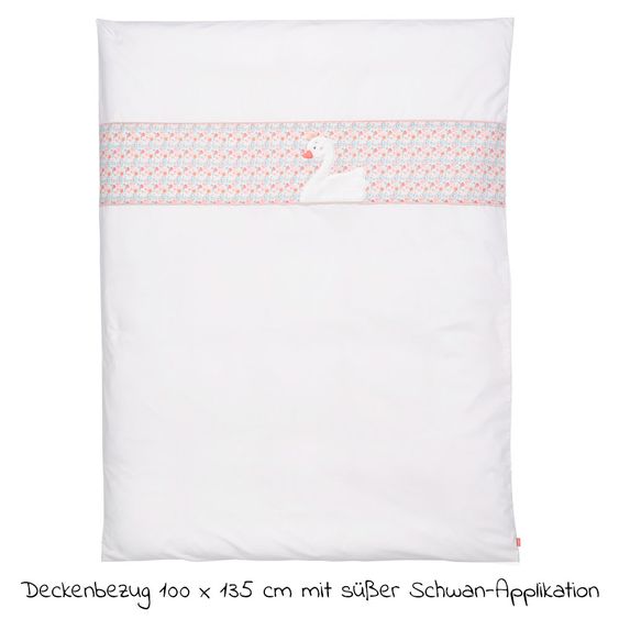 Fehn Bettwäsche 100 x 135 cm - Schwanensee