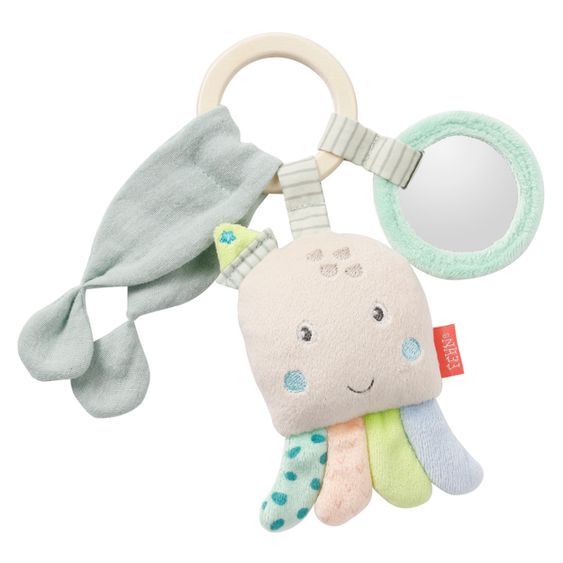 Fehn Grifone con polipo ad anello in legno 18 cm - Bambini del mare
