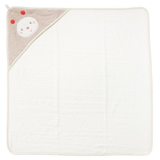 Fehn Hooded bath towel bee 80 x 80 cm - Garden Dreams