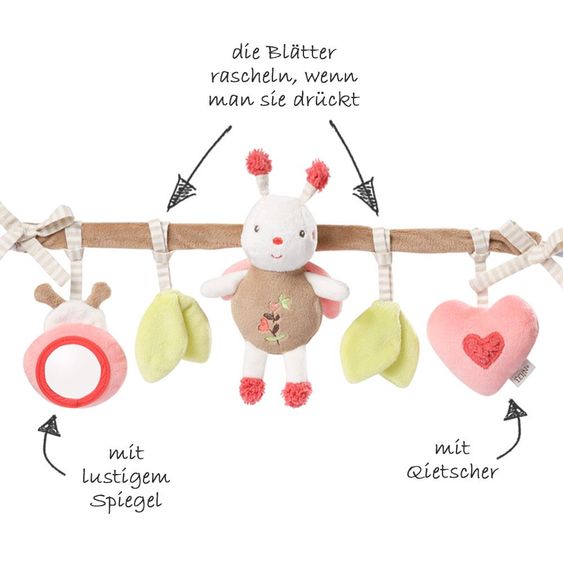 Fehn Kinderwagenkette Biene - Garden Dreams