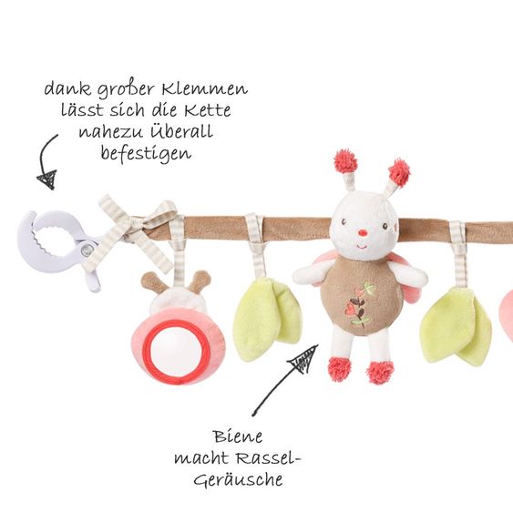 Fehn Kinderwagenkette Biene - Garden Dreams