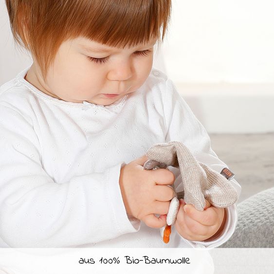 Fehn Knister-Tier Teddy - Natur