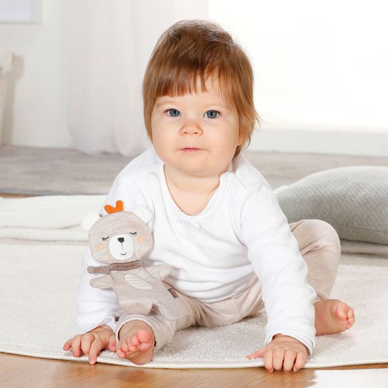 Fehn Knister-Tier Teddy - Natur