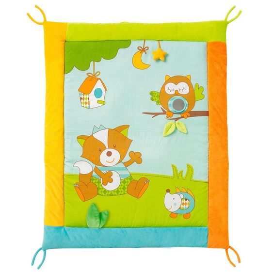 Fehn Krabbeldecke Sleeping Forest 80 x 100 cm
