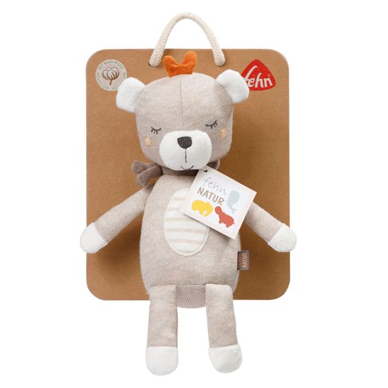 Fehn Cuddly toy Teddy - Nature