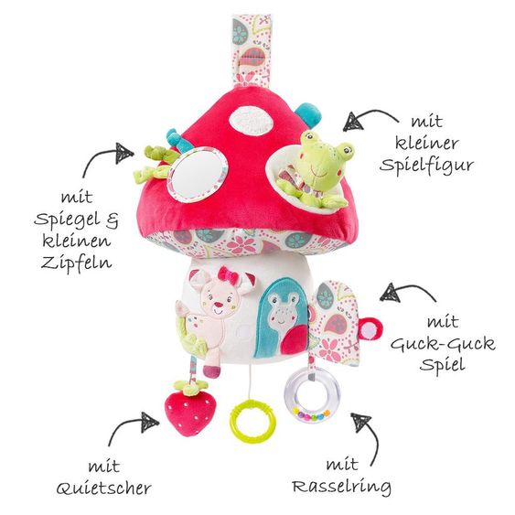 Fehn LED-Spieluhr Deluxe Pilz 40 cm - Sweetheart