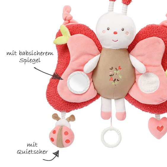 Fehn Scatola musicale LED Deluxe Butterfly 39 cm - Garden Dreams