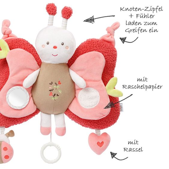 Fehn Scatola musicale LED Deluxe Butterfly 39 cm - Garden Dreams