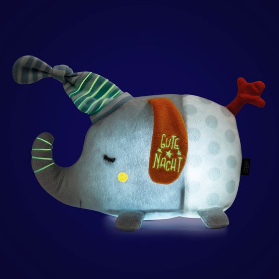 Fehn Night light elephant in the moon 21 cm - Good night