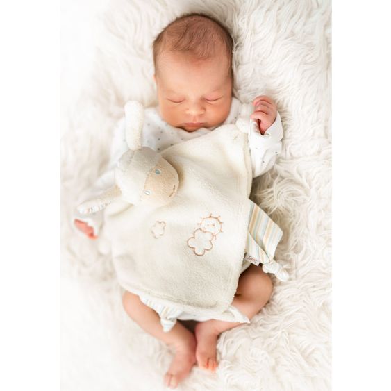 Fehn Schmusetuch Deluxe Schaf - Baby Love