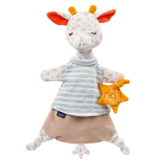 Fehn Schmusetuch / Handpuppe Giraffe 30 cm - Gute Nacht