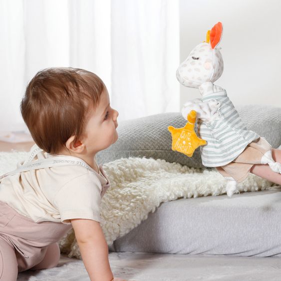 Fehn Schmusetuch / Handpuppe Giraffe 30 cm - Gute Nacht