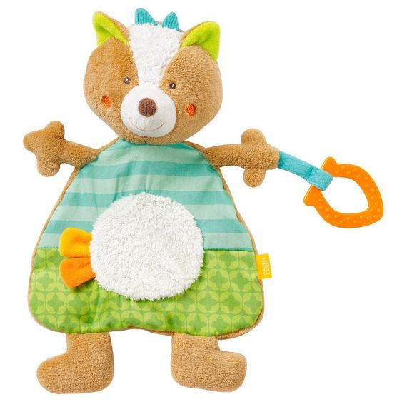 Fehn Schmusetuch Sleeping Forest mit Beißelement 29 cm - Fuchs