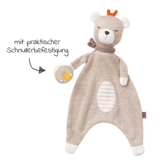 Fehn Schmusetuch Teddy - Natur