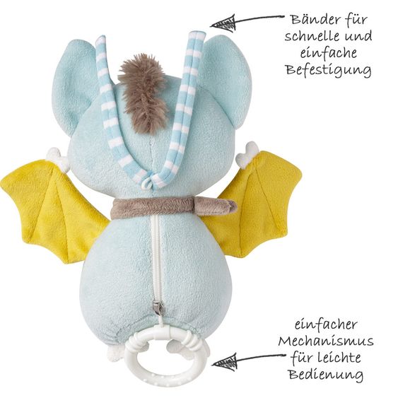 Fehn Spieluhr Fledermaus 21 cm - Little Castle