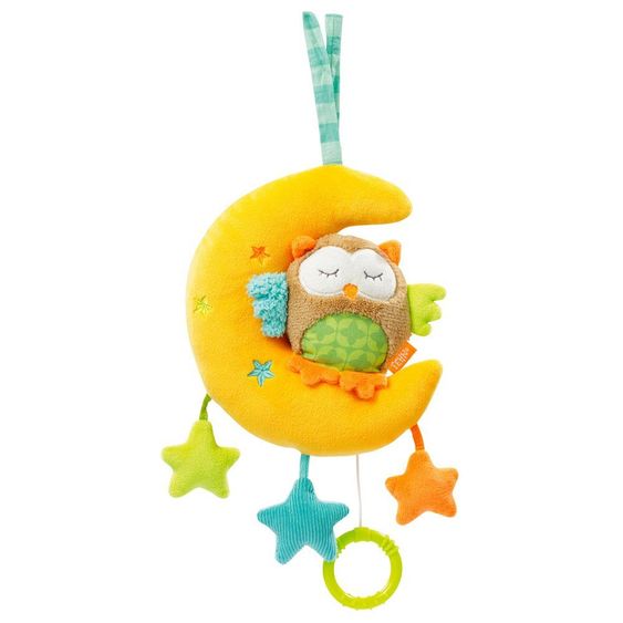 Fehn Spieluhr Sleeping Forest 24 cm - Eule im Mond