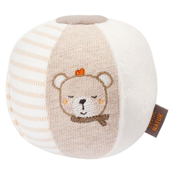 Fehn Stoffball Esel & Teddy - Natur