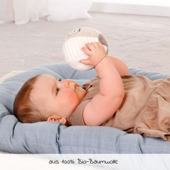Fehn Stoffball Esel & Teddy - Natur