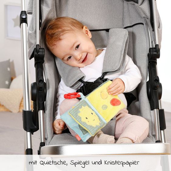 Fehn Stoffbuch / Bilderbuch Vulkan - Happy Dino