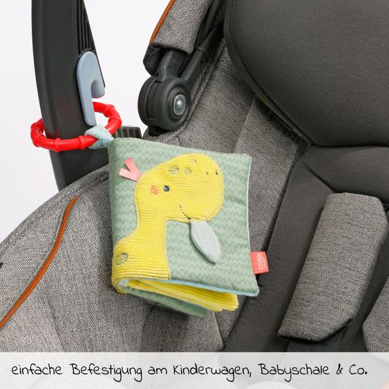 Fehn Stoffbuch / Bilderbuch Vulkan - Happy Dino