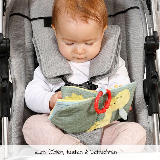 Fehn Stoffbuch / Bilderbuch Vulkan - Happy Dino