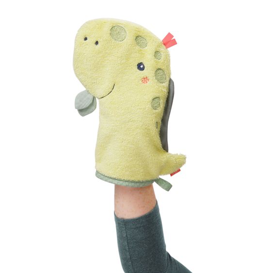 Fehn Waschhandschuh Dino - Happy Dino