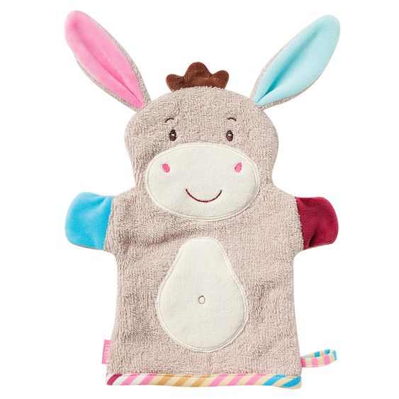 Fehn Waschhandschuh Monkey Donkey - Esel
