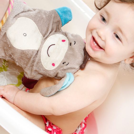 Fehn Waschhandschuh Monkey Donkey - Esel