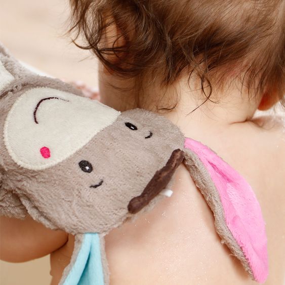 Fehn Waschhandschuh Monkey Donkey - Esel