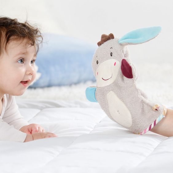 Fehn Waschhandschuh Monkey Donkey - Esel