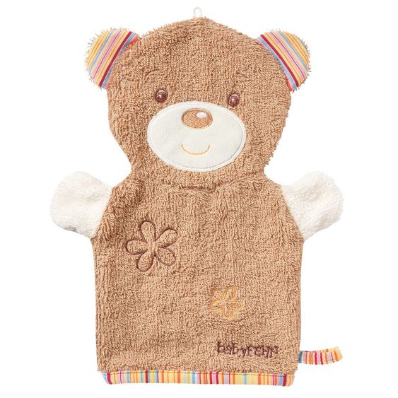 Fehn Waschhandschuh Rainbow - Teddy