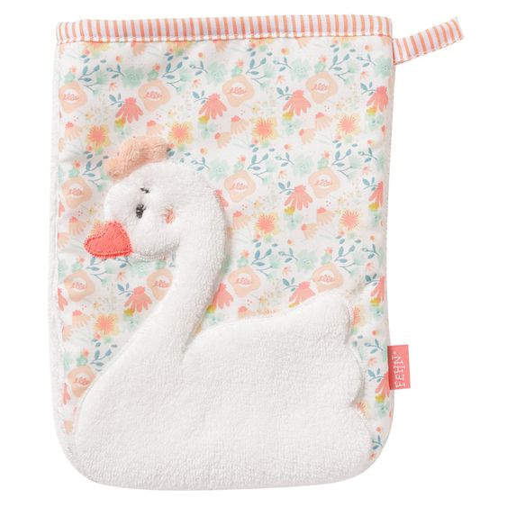 Fehn Waschhandschuh Schwan - Schwanen See