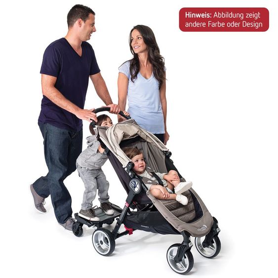 Baby Jogger Buggy City Mini 4 - Crimson Gray