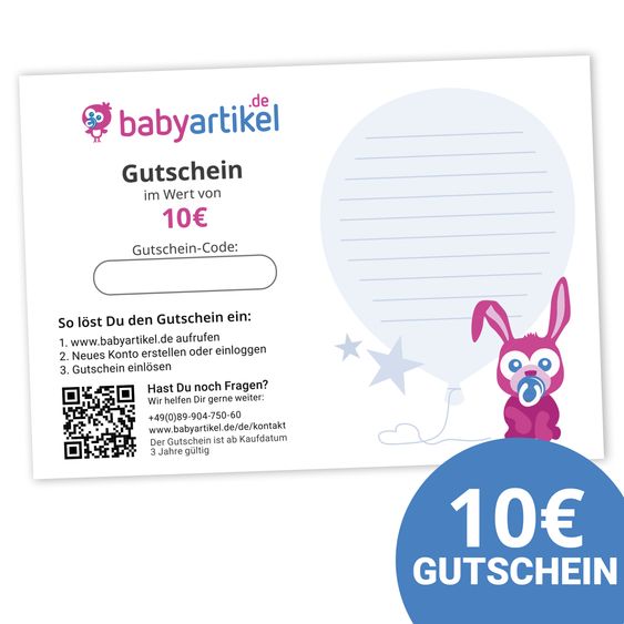 Babyartikel.de 10 Euro Geschenkgutschein - Geburtstag