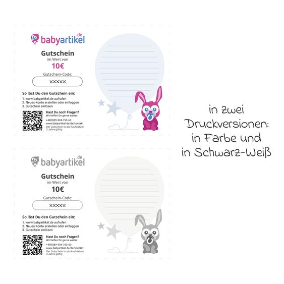 Babyartikel.de 10 Euro gift voucher - Birthday