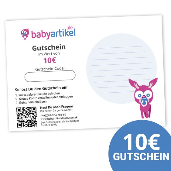 Babyartikel.de Buono regalo da 10 euro - Neutro