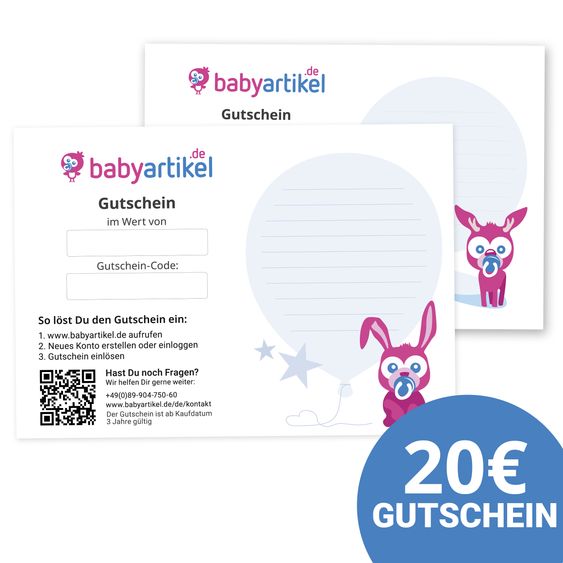 Babyartikel.de 20 Euro Geschenkgutschein