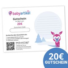 20 Euro Geschenkgutschein - Weihnachten