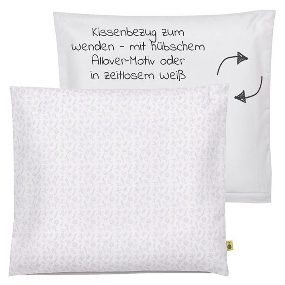 Babyartikel.de 7-tlg. Komplett-Set für Beistellbett & Wiege 90 x 40 cm / Matratze+Spannbetttücher+Steppbett-Set+Bettwäsche - Australia