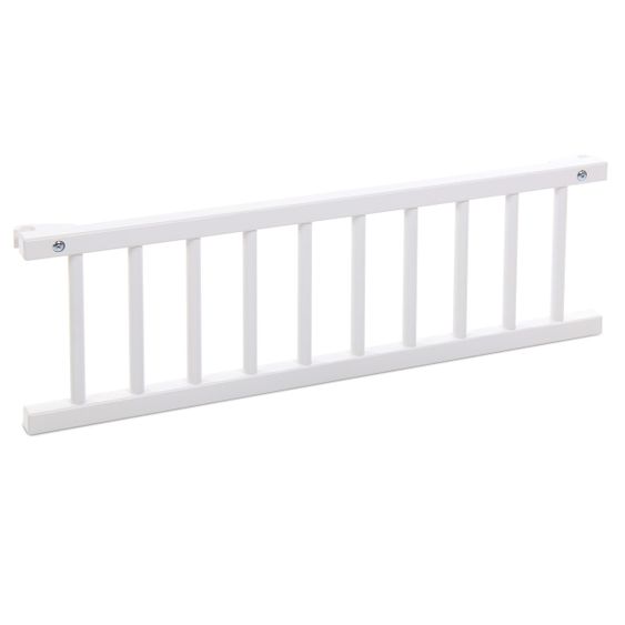 Babybay 5-tlg.- Beistellbett-Set Boxspring mit Matratze Classic Fresh, Nestchen Sterne Weiß Perlgrau, Spannbetttuch Deluxe Weiß & Verschlussgitter - Weiß