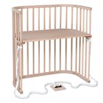 Beistellbett Boxspring - Natur unbehandelt