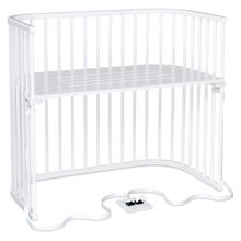 Side Bed Boxspring XXL - White Lacquered