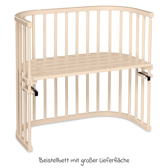 Babybay Beistellbett Original - Beige lackiert