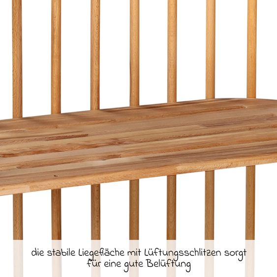 Babybay Beistellbett Original - Kernbuche geölt