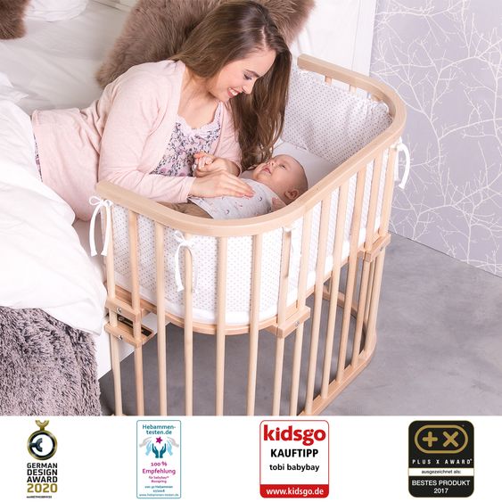 Babybay Beistellbett Original - Natur lackiert