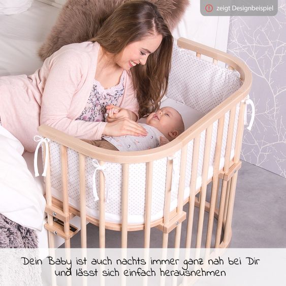 Babybay Beistellbett Original - Natur unbehandelt