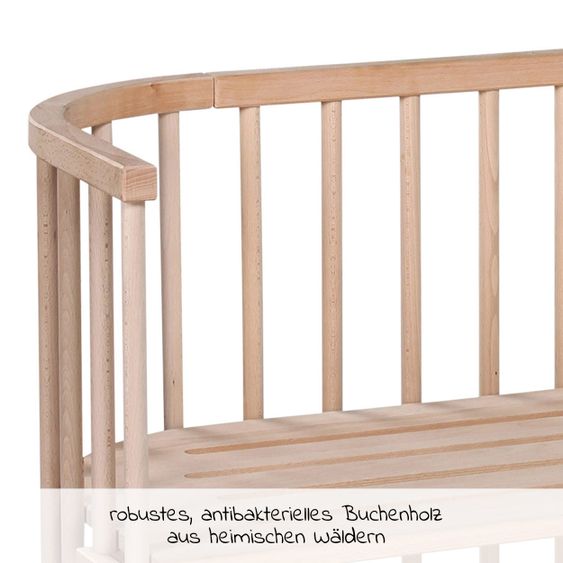 Babybay Beistellbett Original - Natur unbehandelt